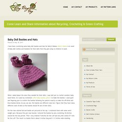 Baby Doll Booties & Hats (Real Newborn Size)