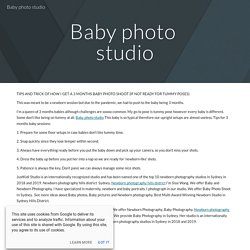 Baby photo studio