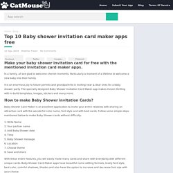 Baby shower invitation card maker apps free - Best free online APK file download site