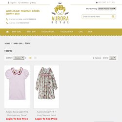 Buy baby girl tops at wholesale