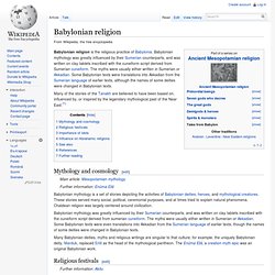 Babylonian religion