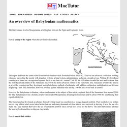 Babylonian mathematics - MacTutor History of Mathematics