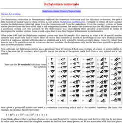 Babylonian numerals