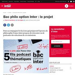 Bac philo option Inter : le projet