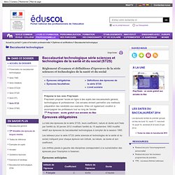 Baccalauréat technologique - Série ST2S à partir de 2014