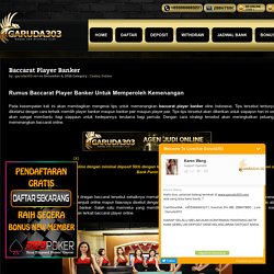 Bakarat Casino Online - Garuda303