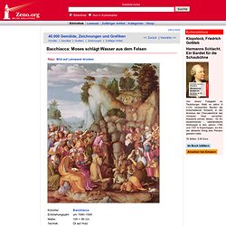 Bacchiacca: Moïse frappant Eau du Rocher