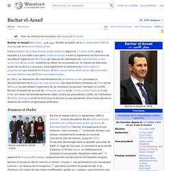 Bachar el-Assad