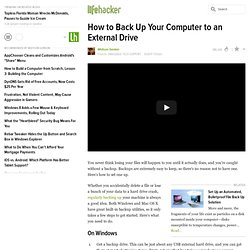 HowTo - Back-Up Your Computer