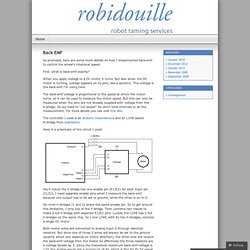 Back EMF « Robidouille