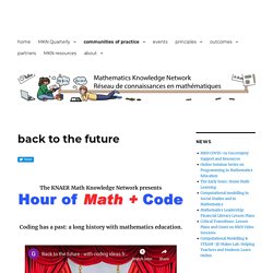 back to the future – Math Knowledge Network