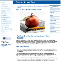 Back to School Tips - SensorySmarts