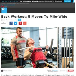 Back Workout: 5 Moves To Mile-Wide Lats