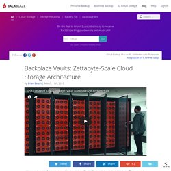 Vaults: Zettabyte-Scale Cloud Storage Architecture