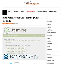 Backbone Model Unit Testing with Jasmine