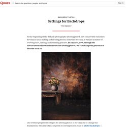 Settings for Backdrops - backdropphotos - Quora