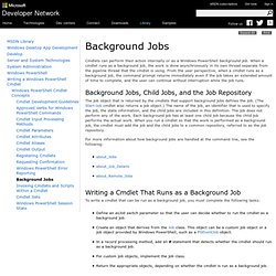 Background Jobs