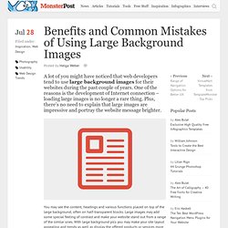 Benefits and Common Mistakes of Using Large Background Images