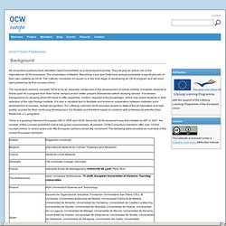 Background - OpenCourseWare Europe