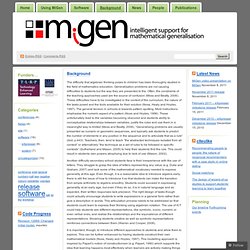 Background « The MiGen Project
