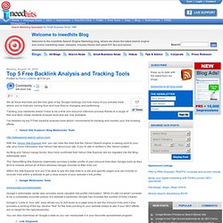 Top 5 Free Backlink Analysis and Tracking Tools