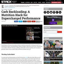 Carb Back-Loading: A Nutrition Hack for Supercharged Performance