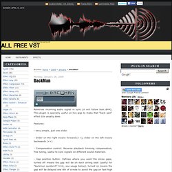 BackMan ~ All Free VST - Best Free Vst