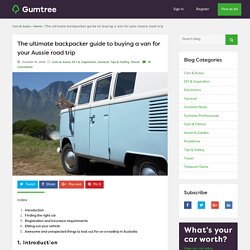 Backpacker Guide To Campervans For Australian Road Trips