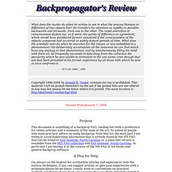 Backpropagator's Review