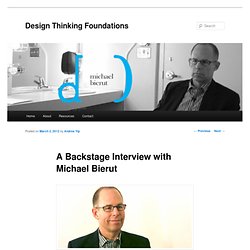 A Backstage Interview with Michael Bierut