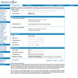 Stock Backtest - Powerful Tool for Building and Backtesting Stock Trading Strategy