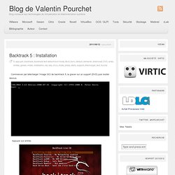 Backtrack 5 : Installation « Blog de Valentin Pourchet