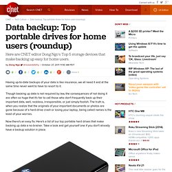 Data backup: Top portable drives for home users (roundup)