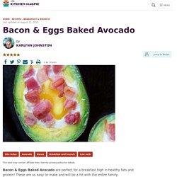 Bacon & Eggs Baked Avocado