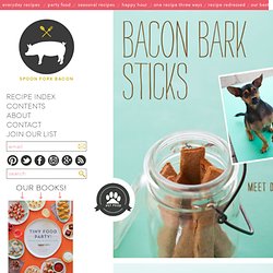 Bacon Bark Dog Treat Recipe