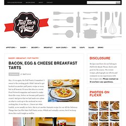 Bacon, Egg & Cheese Breakfast Tarts