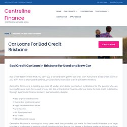 Bad Credit Car Loan in Brisbane for Used and New Car