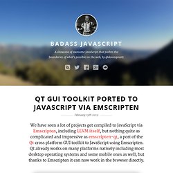 Badass JavaScript