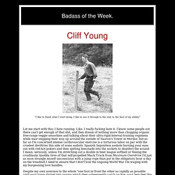 Badass of the Week: Cliff Young