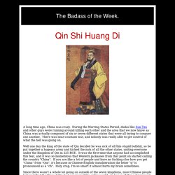 Qin Shi Huang Di