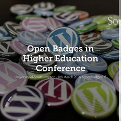 Open Badges in Higher Education Conference