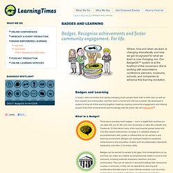Badges and Learning — LearningTimes