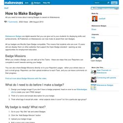 How to Make Badges