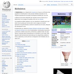 Bádminton