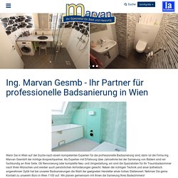 Badsanierung bei Wien: Marvan Installateur