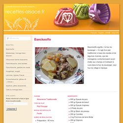 Recettes d'Alsace