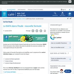 Le BAFA dans l'Aude : Les aides de financements