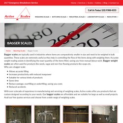 Bagger Weight Scales Melbourne