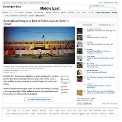 Baghdad’s Buildings Erupt in Riot of Color