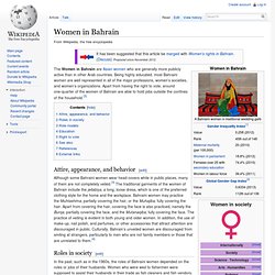 Women in Bahrain